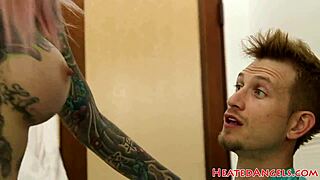 emo girl savors the thrill after her wild ride