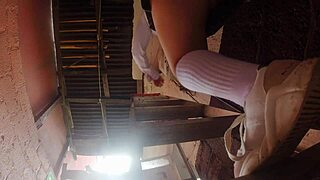 Professor sneaks upskirts on those plumber-electrician girls' fat asses 🍑📸 hidden cam fun