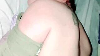 damn neighbor, bent over creampie doggy in homemade vid feels raw