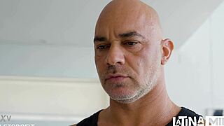 Cheating latina milf rides fitness coach's monster cock cowgirl style