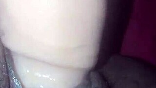 Teen Stretches Tight Pussy with Thick Dildo Toy