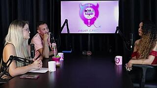 charllottye sheer red quits clt for hetero glamour lingerie group sex