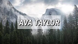 ava taylor looks stunning and beautiful up close