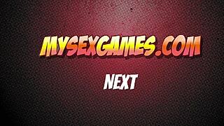 i can't stop fucking my hero 3 babe with sloppy blowjob 69 and intense doggystyle in this hot game recording