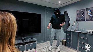 Robbing catalia and her friend sparks unexpected fun