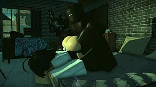 Big Black Monster Cock Pounds Huge Tits In Roblox Fuck Fest