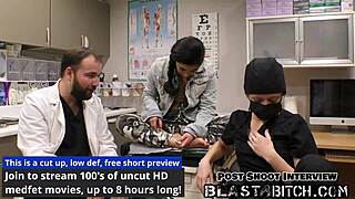 Jasmine Roses Nurse Blasts Cum on Back in POV Patient Fuck