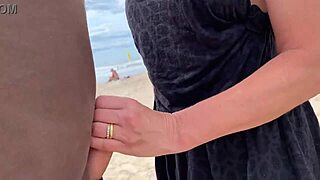 what if stranger milf's huge natural tits fail during public outdoor anal riding test?