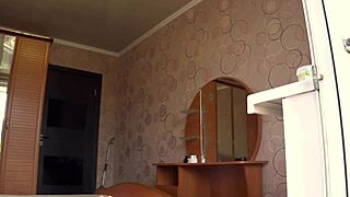 neighbor spies on chubby milf pawg through window shaking big ass