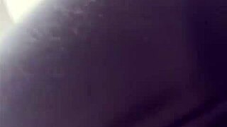 Boldly fingering wet pink pussy through sexy dress