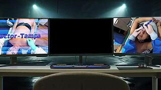 Rebel Wyatt Pierced Nipples Deepthroat Face Fucked by Dr Tampa