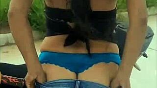 step bro convinces hot teen stepsis and blonde friend for live stream threesome fuck