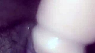 Teen Stretches Tight Pussy with Thick Dildo Toy