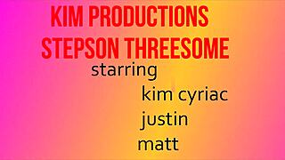 Stepson Pounds Hot Mum in Wild Threesome Fuck!