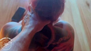 oh yeah watch this athletic big ass brunette give her juicy pussy hard!