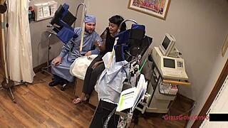 Tampa university slut eliza shields spreads shaved pussy during entrance physical backstage.