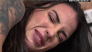 Spanish milf medusa rides hostel guest cock after room clean