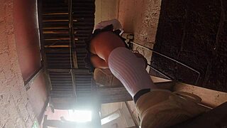 Professor sneaks upskirts on those plumber-electrician girls' fat asses 🍑📸 hidden cam fun