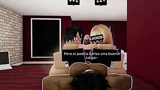 Bbc Delivers Double Cock Thrill in Roblox Robbery Fuck