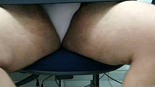 sexy crossdresser spreads pantied legs wide teasing for more action leave comments for extra vids