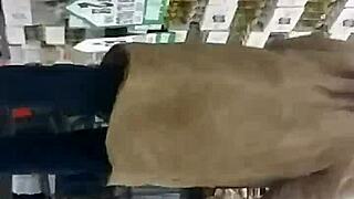 Candid Teen Jeans Booty Shaking