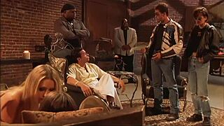 Stacey Saran! Tracy Venus learns threeway anal ass-to-mouth in heels outdoors!