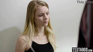 my stepdad comfrots petite me with his big dick