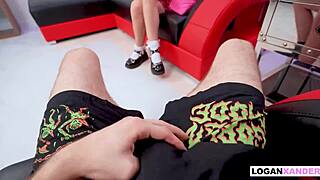 virgin tutor juniper ren craves logan huge dick first time