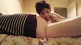 marie esclave quartus sucks cock deep pov slave milf cumshot facial