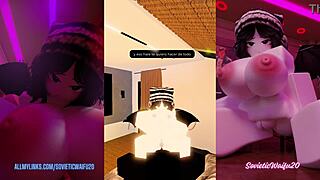 Liz Bent Over Fucked Doggystyle in Fan's House Creampie