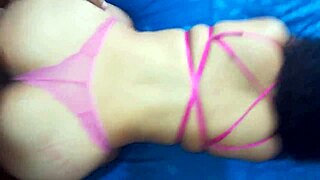 sexy curvy milf in lingerie gets fucked hard until creamy orgasm fills her big tits and ass