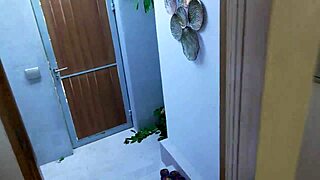 she runs to my room with handcuffs i make her spread legs wide for rough doggy