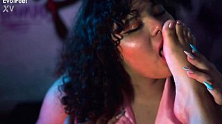 bbw lesbian smothers face and feet while deepthroating and pussy licking wet