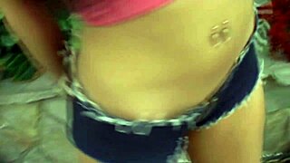 what if this sexy brunettes nice ass booty tempted you endlessly?