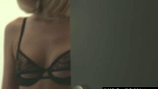 sky pierce and kristina beaudet finger lick petite shaved pussies in heels groping bliss