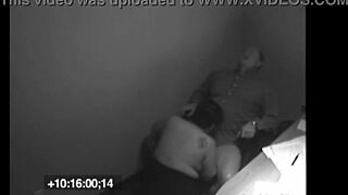 Big Boobed Secretary Spies Boss for Secret Cumshot Blowjob