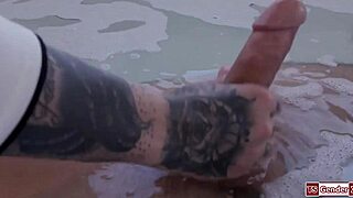 oh man, stepson barebacking his busty trans mother-in-law nadia love's ass... lick that cock too! 😩