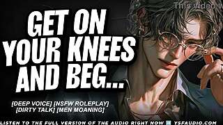 Your boss pins you down and breeds you rough in his office! Feel every thrust - erotic audio bliss!!