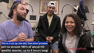 michelle anderson tests orgasm limits in nurse vibrator play