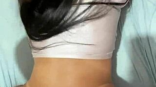 big ass wife fucked doggy with tan lines moaning loud and hard!