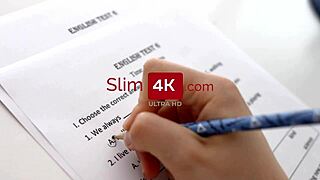 polly yang's tight ass takes my cock after english lesson