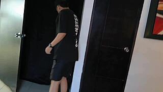 madrastra goes wild PUNISHING bold hijastro with rough total domination sex