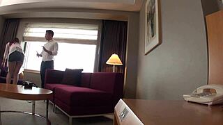 Tall Japanese College Girl's Secret Big Tits Audition Exposed