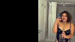 whoops spilled oil all over my fat latina ass shaking it hard