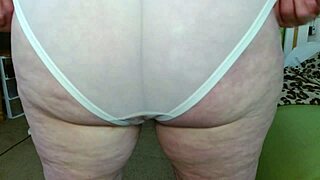 1221 cum-soaked panties teased from my hairy wet pussy forever