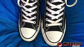 Cassandra Cain's Sneakers Crave Your Tongue Worship Now