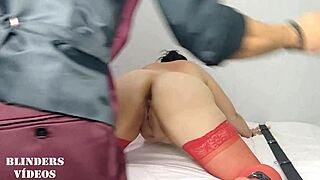 This homemade vid shows me riding the big ass bitch anal style while she bounces her huge tits wildly