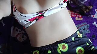 Submissive latina bride begs: fuck my huge tits and pussy more