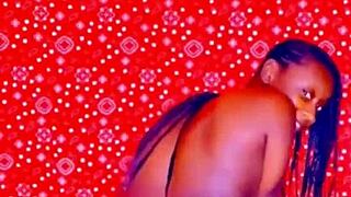 petite ebony nympho begs for hard fucking in her big black ass