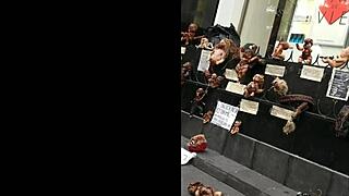 voyeur catches latina teen's huge ass stuffed in tight jeans upskirt